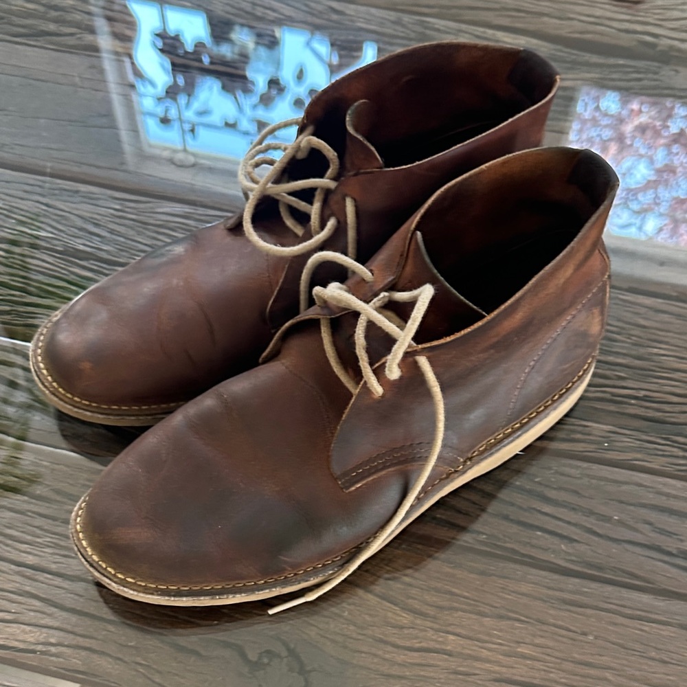 Red Wing Shoes Dark Brown Chukka Boots